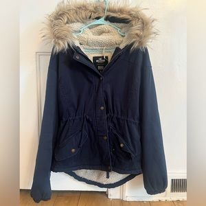 Hollister Navy Blue Jacket